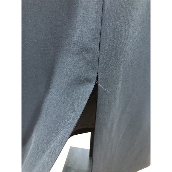 Jessica Howard Women 16W Black Sleeveless Sheath Dress Layered Look Elegant Midi - Picture 5 of 9